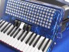Canarino 34-60-5 New blue piano accordion
